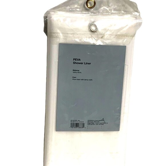 Shower Tub Liner Frosted Clear 71” x 71” PEVA Medium Weight Made by Design™ - Picture 7 of 9